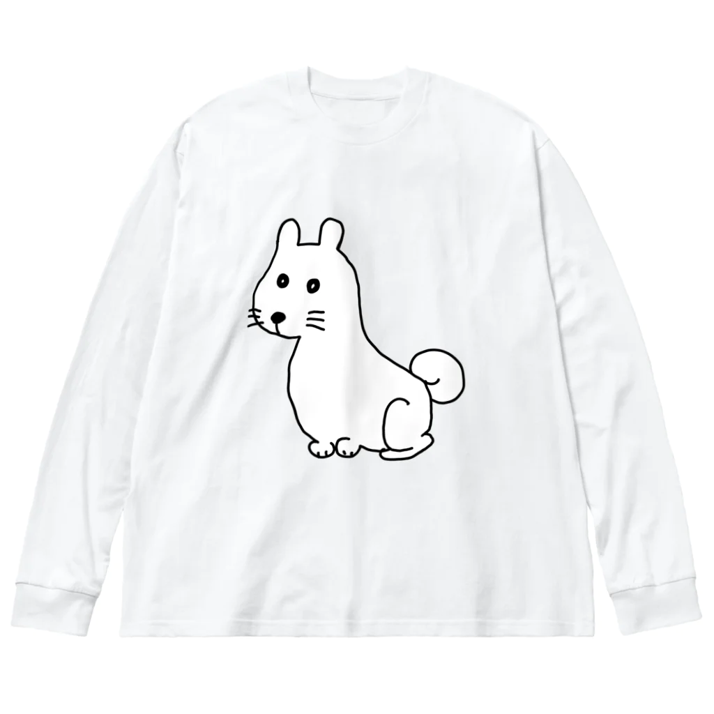 柴犬しばわんこhana873のお座りしてるわんこちゃん Big Long Sleeve T-Shirt