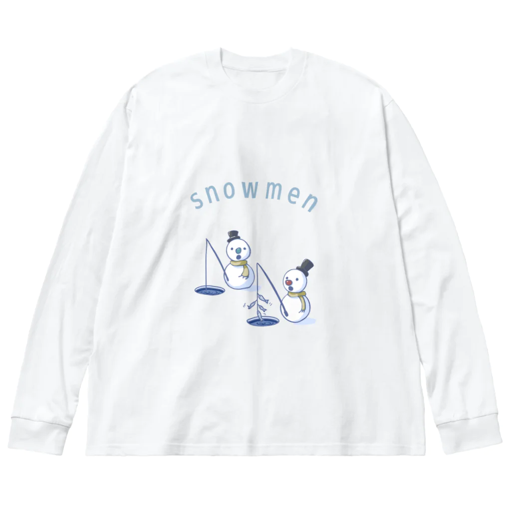 えそらごとのsnowmen ビッグシルエットロングスリーブTシャツ