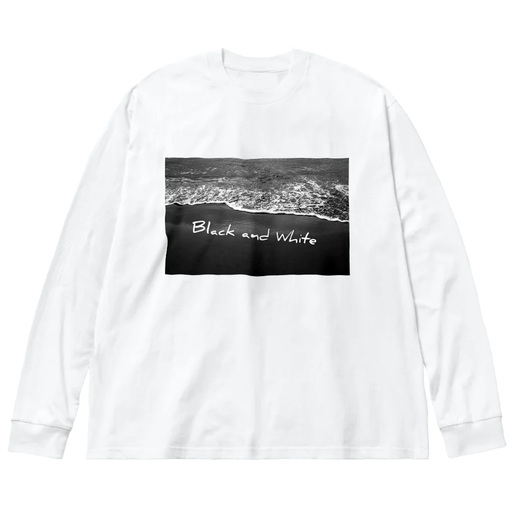 FILM CANERA FANのBeach ビッグシルエットロングスリーブTシャツ