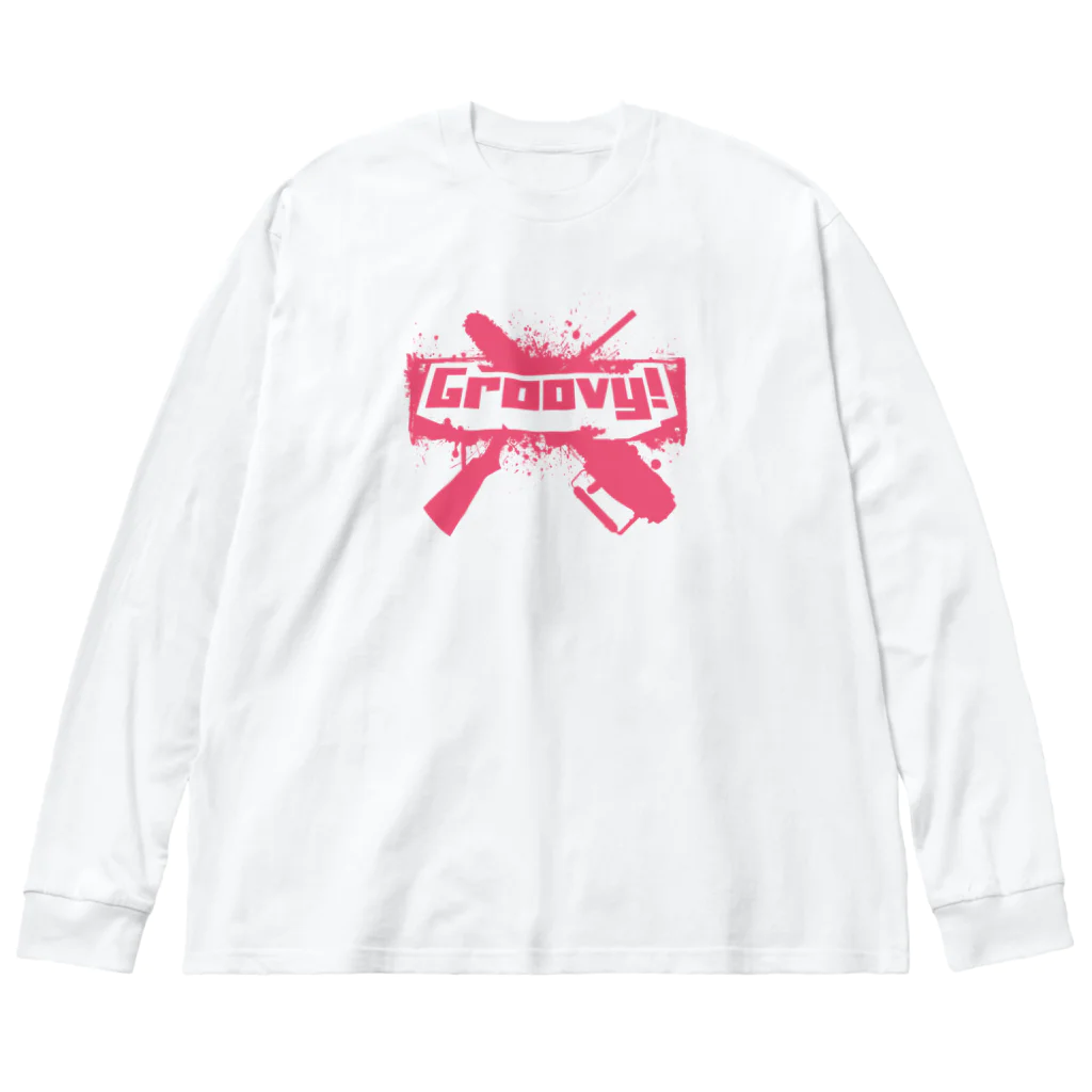 stereovisionのGroovy!(イカすぜ) Big Long Sleeve T-Shirt