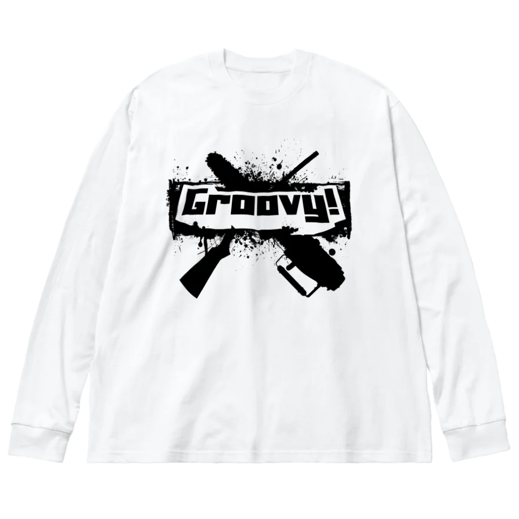 stereovisionのGroovy!(イカすぜ) Big Long Sleeve T-Shirt