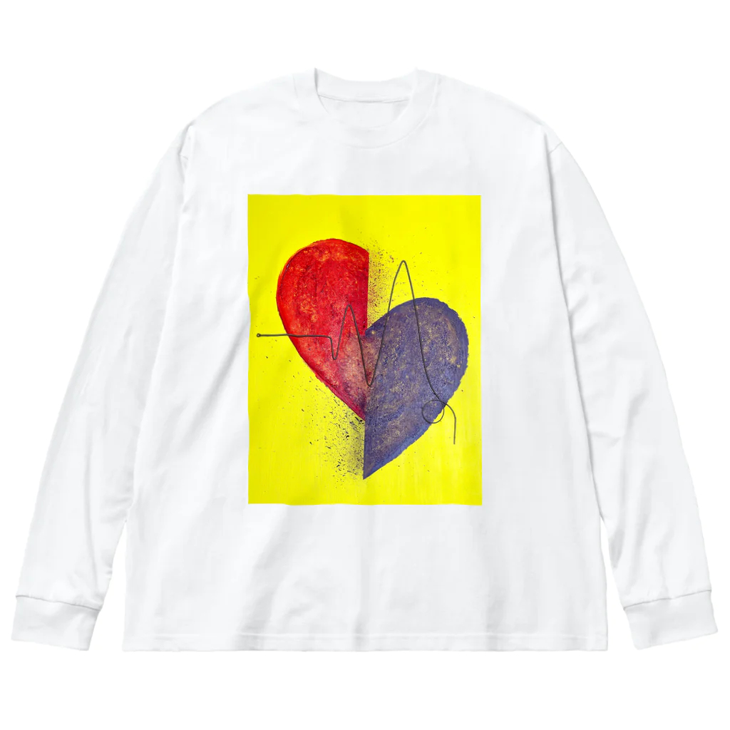 ∞INFINITY∞のmelanco heart ビッグシルエットロングスリーブTシャツ