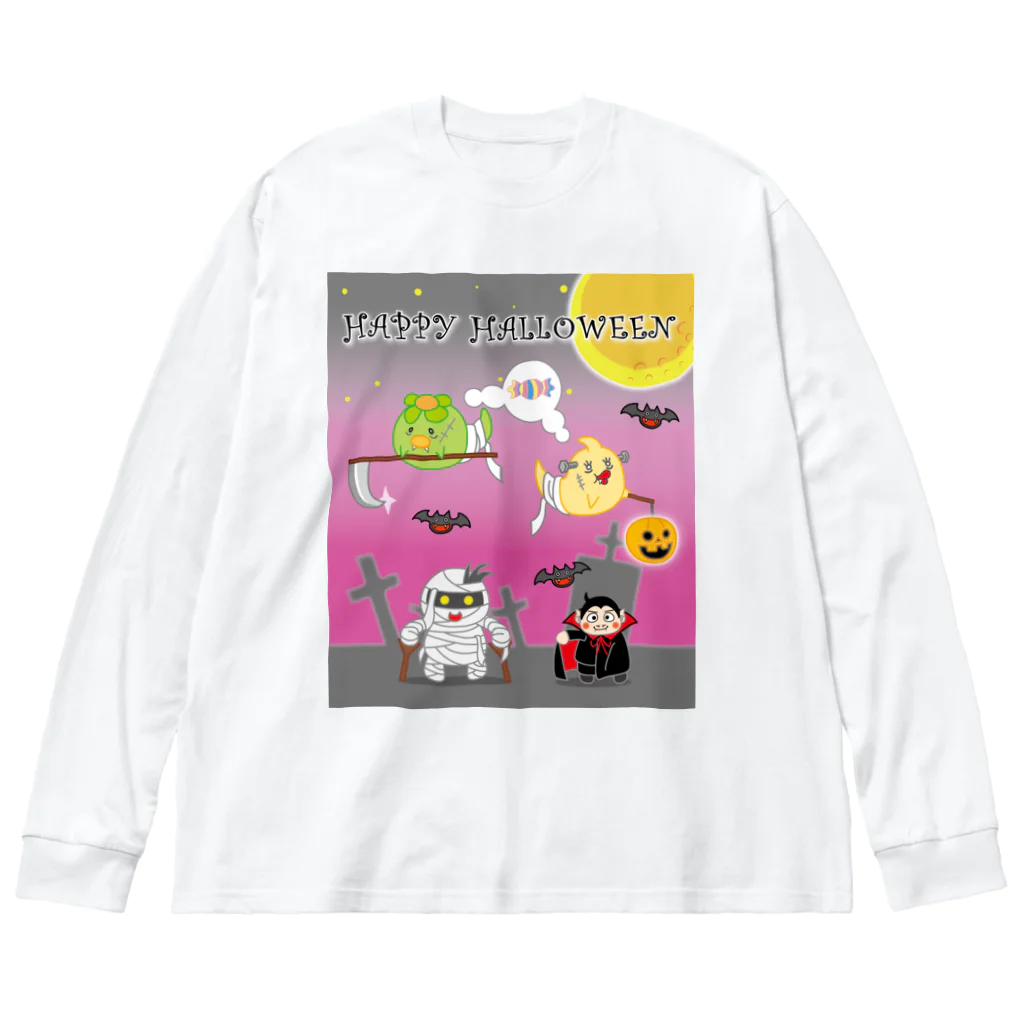 かいほう屋のHappy Halloween大集合 Big Long Sleeve T-Shirt