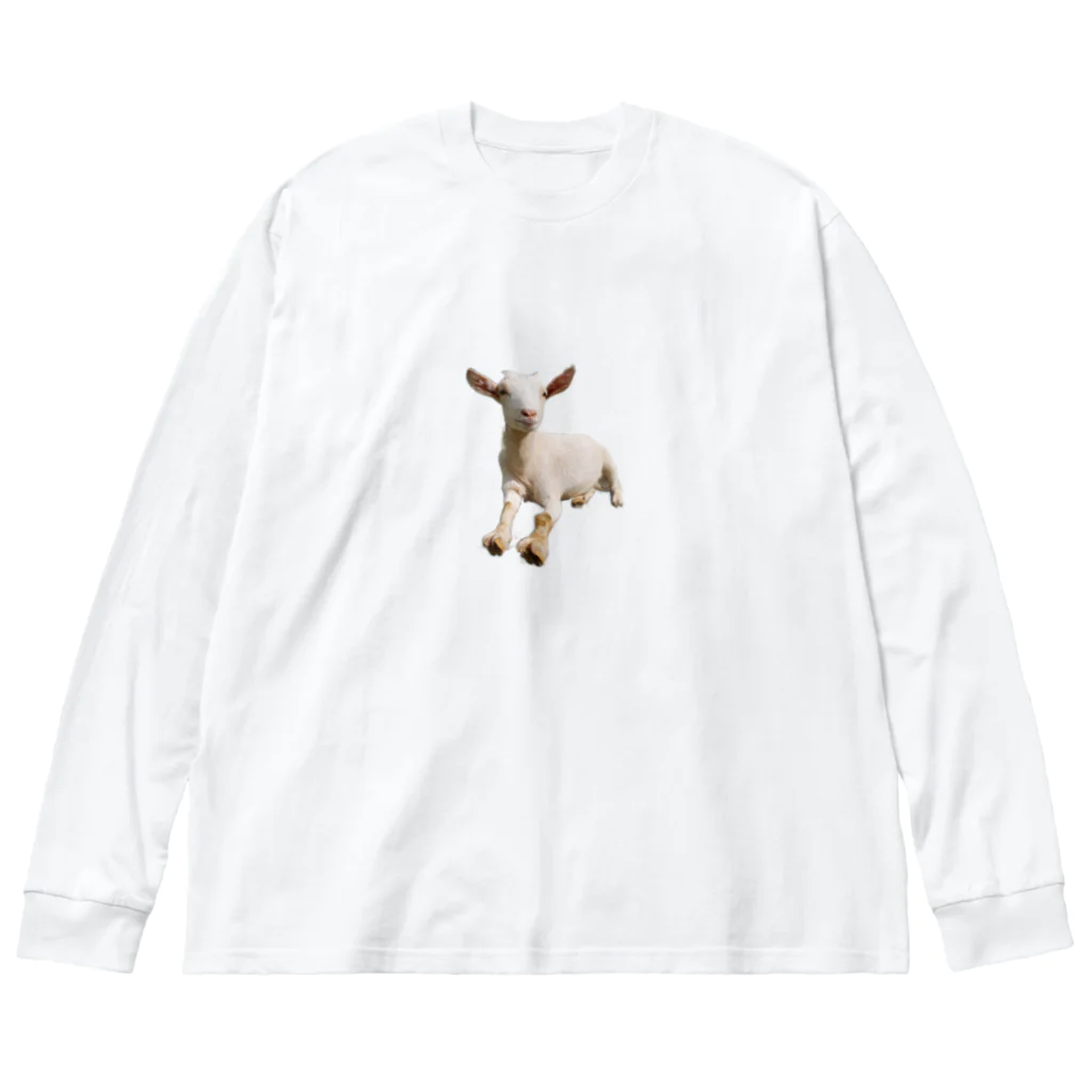 ぱんだ探偵局のほほえみのこやぎ Big Long Sleeve T-Shirt