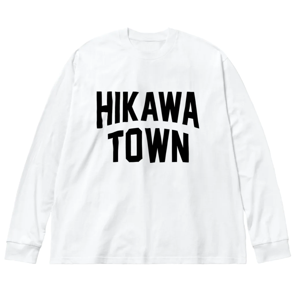 JIMOTOE Wear Local Japanの氷川町 HIKAWA TOWN ビッグシルエットロングスリーブTシャツ