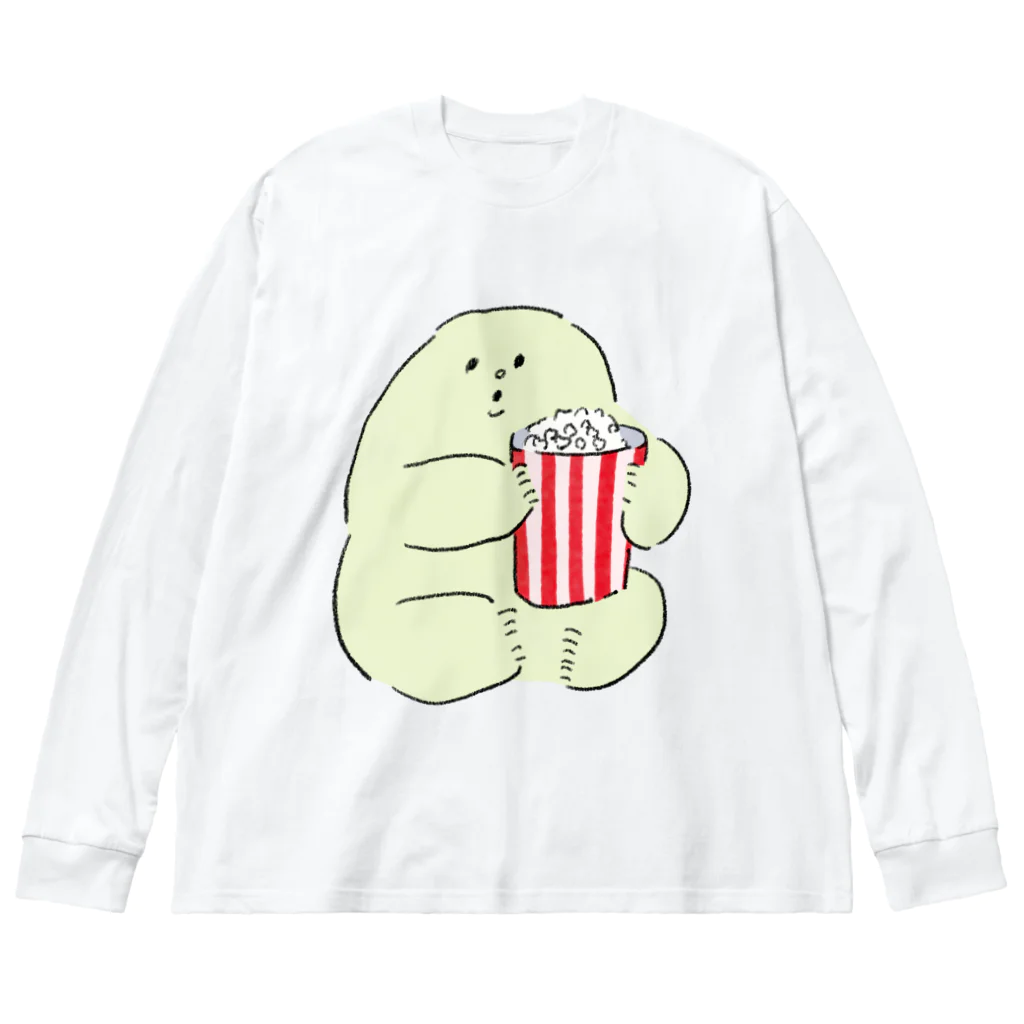 boorichanのイエティ、映画day ビッグシルエットロングスリーブTシャツ