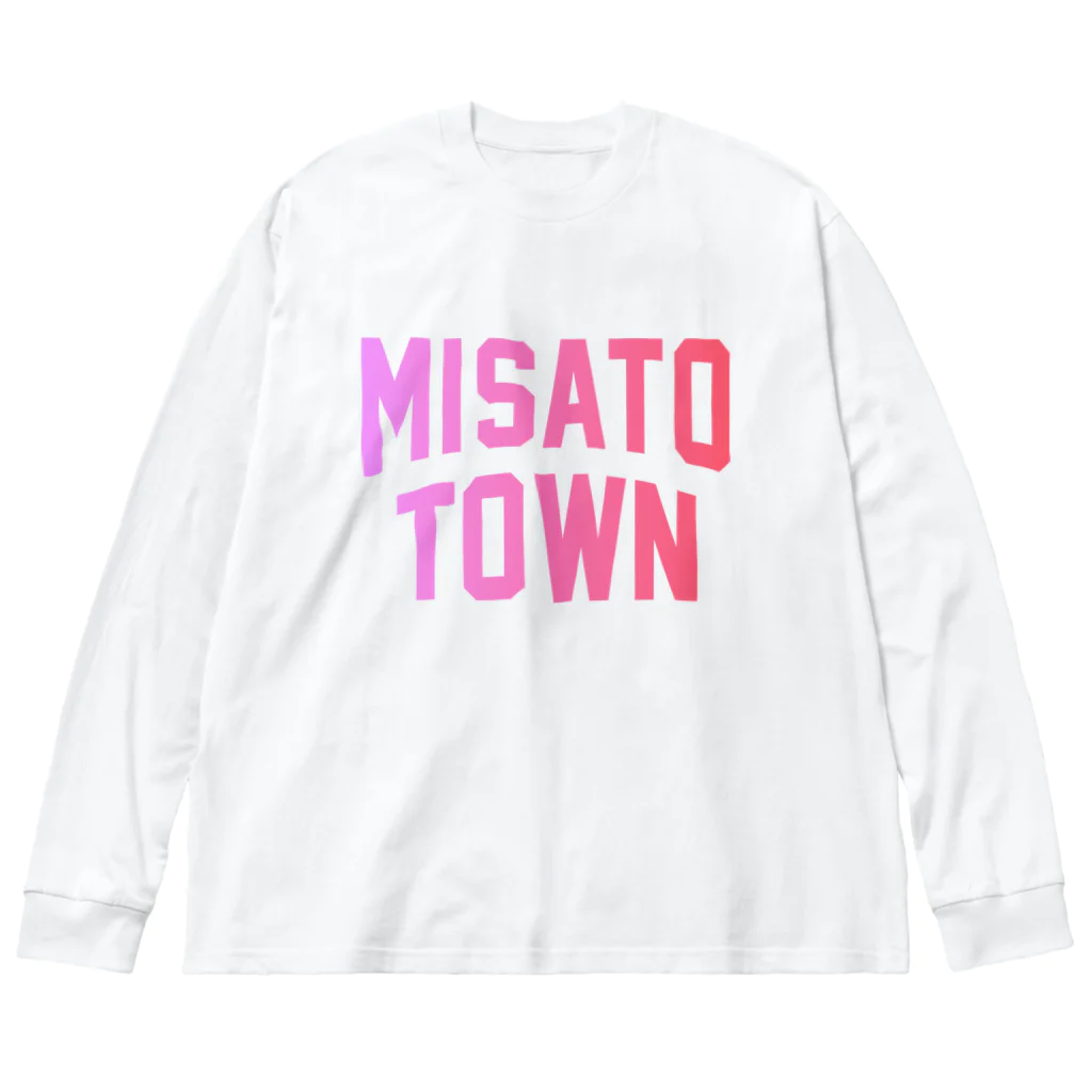 JIMOTOE Wear Local Japanの美里町 MISATO TOWN Big Long Sleeve T-Shirt