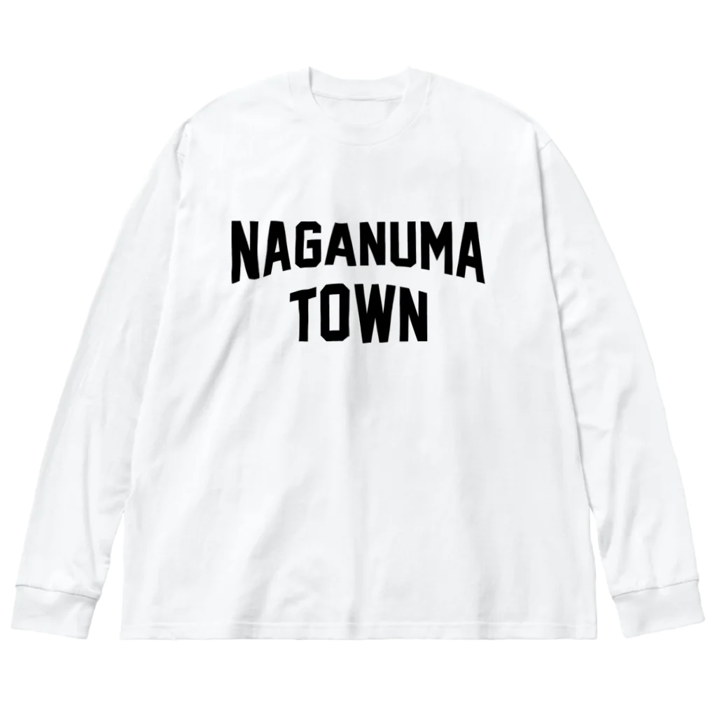 JIMOTOE Wear Local Japanの長沼町 NAGANUMA  TOWN Big Long Sleeve T-Shirt