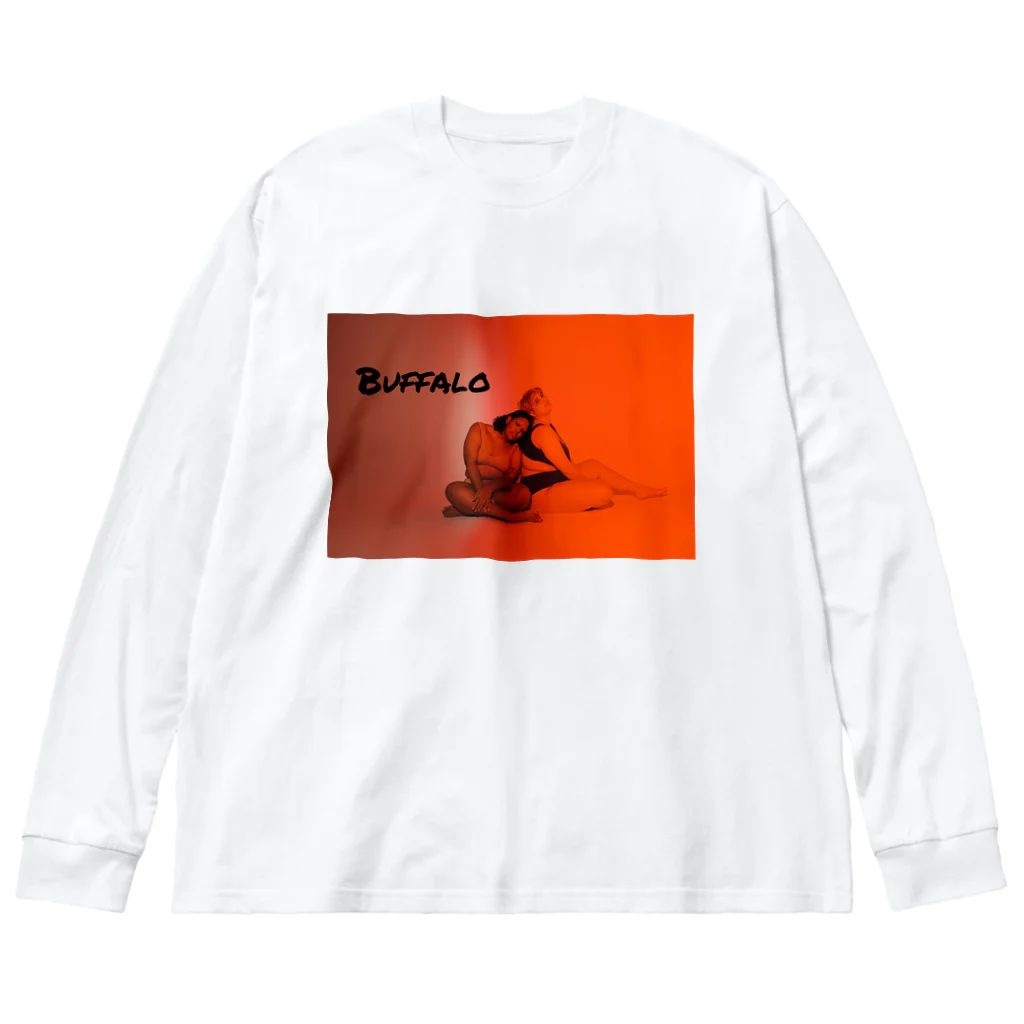 Ｔshirt_Buffaloの我慢しない生き方 Big Long Sleeve T-Shirt