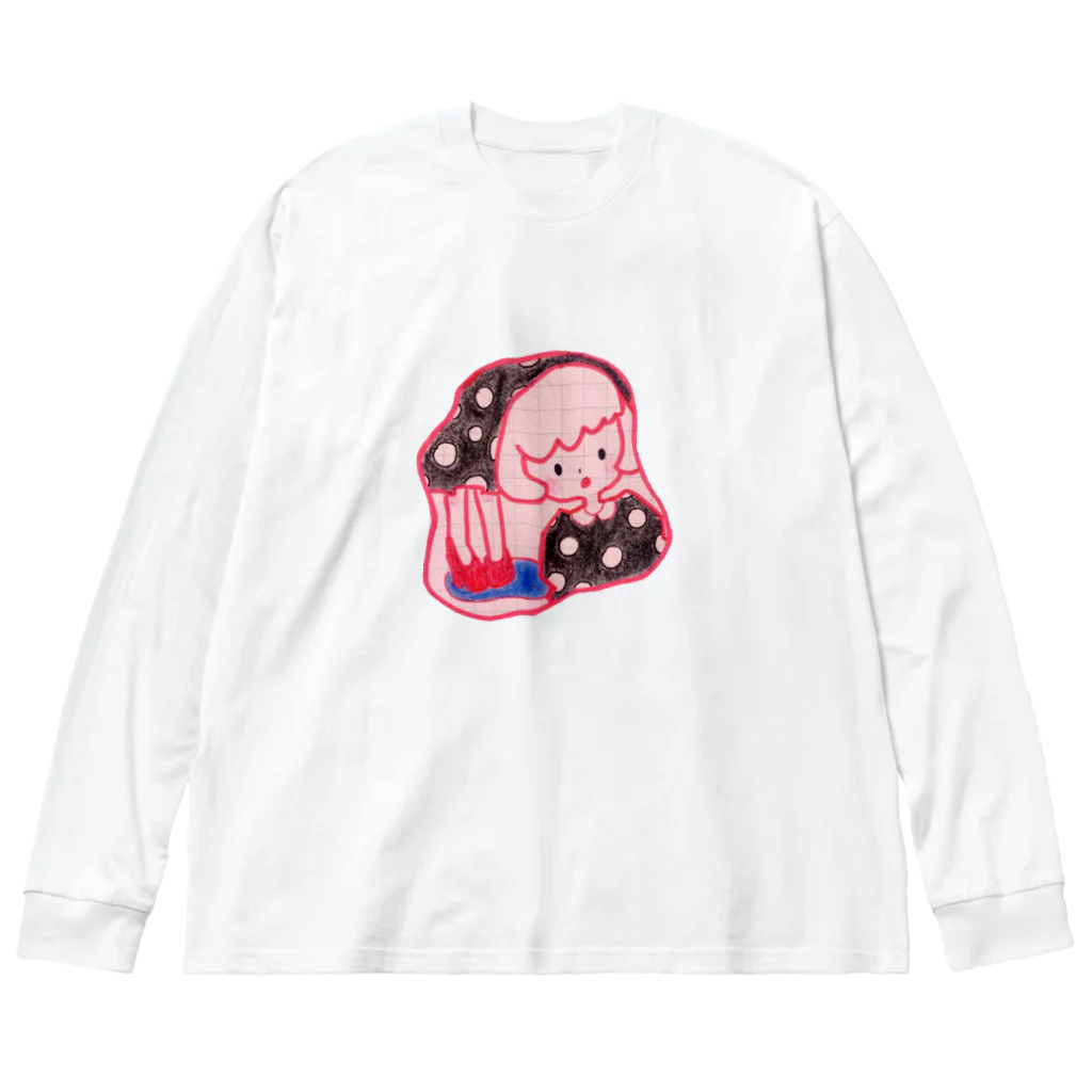 feee.co/フィー子(マーメイド)のダンスフロアに佇むモガ ビッグシルエットロングスリーブTシャツ