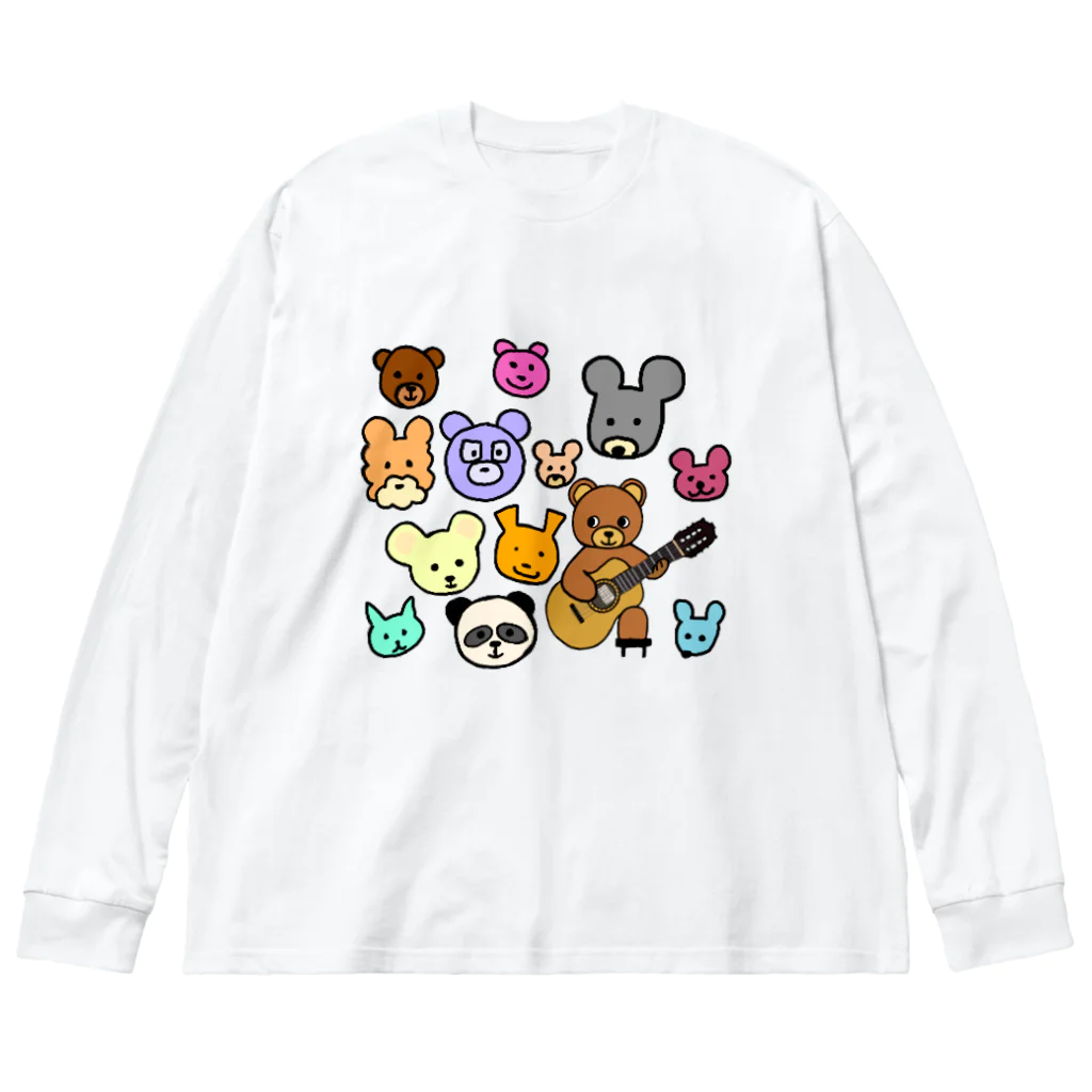 HiRoMi...のギタくまちゃん1 Big Long Sleeve T-Shirt