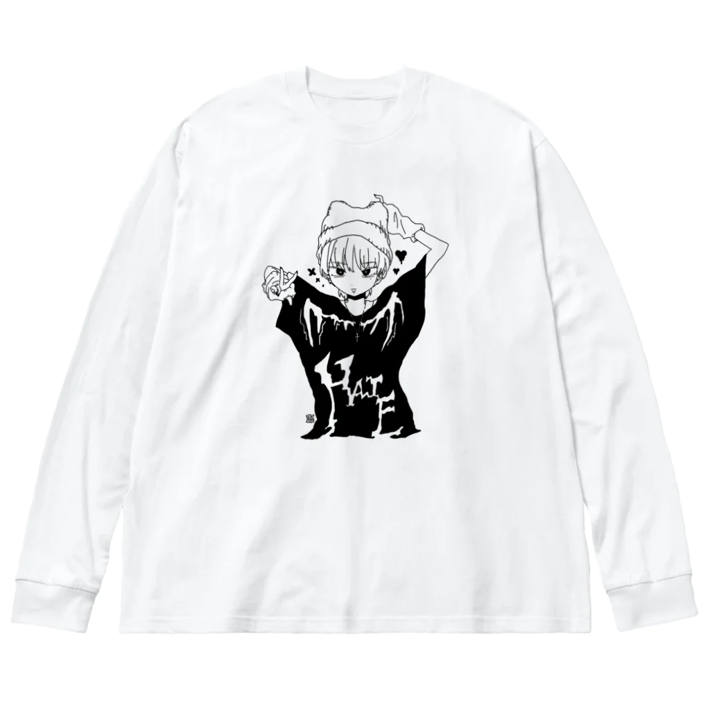 腸アルカリ星のヘトきゅん Big Long Sleeve T-Shirt