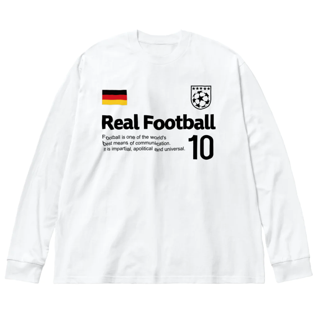 アージーのリアルフットボール ドイツ Big Long Sleeve T-Shirt