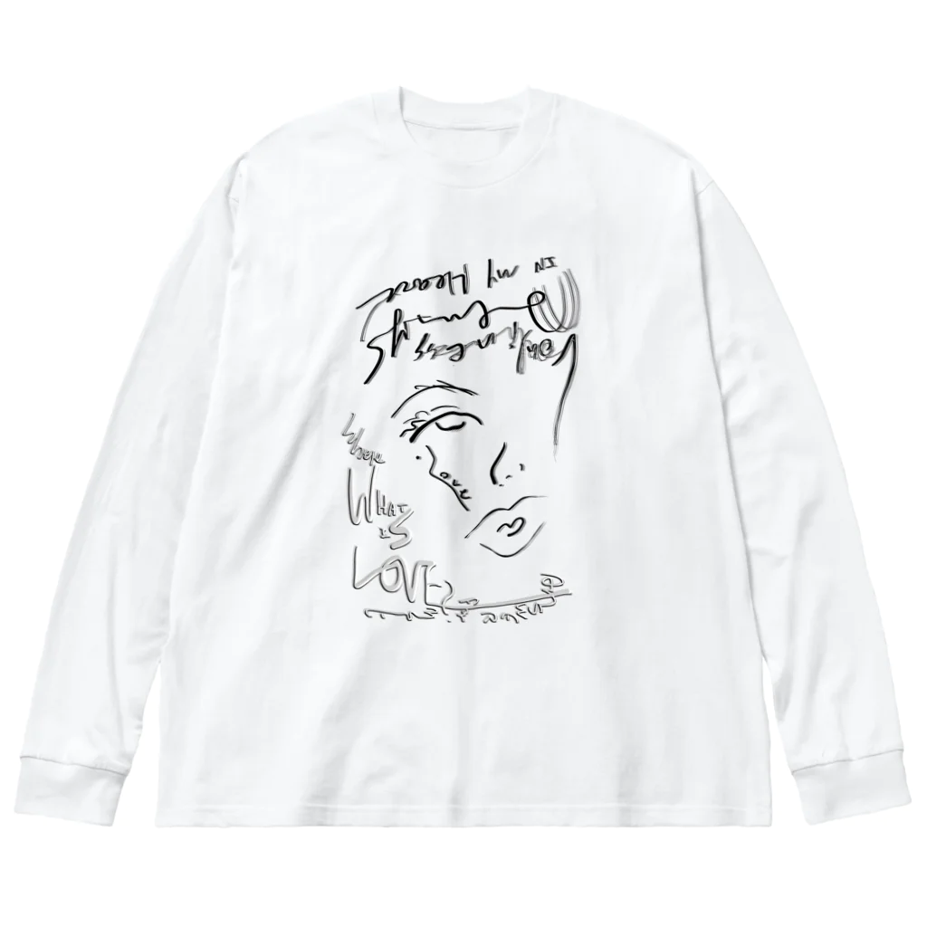 F.W.W.の#Illbebetter Big Long Sleeve T-Shirt