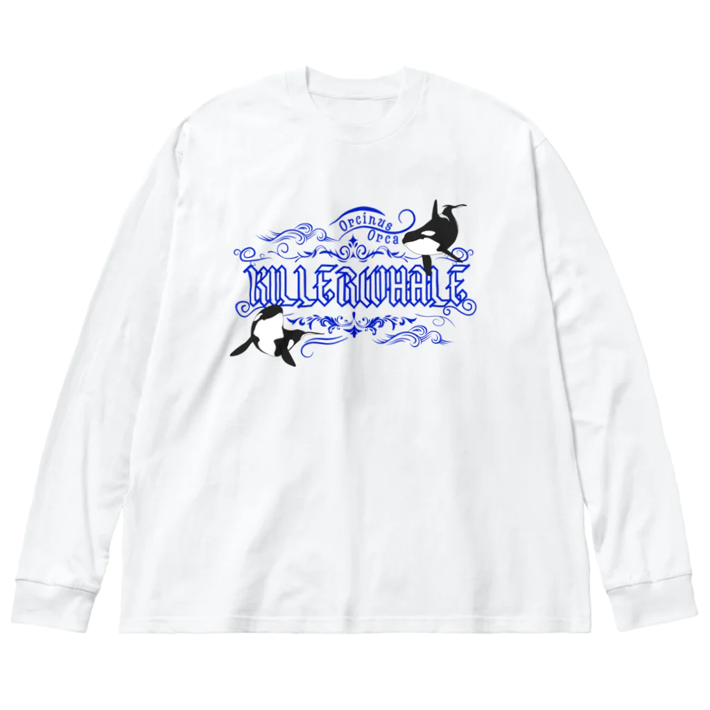 ショコラ★ルビーのシャチロゴ風2 Big Long Sleeve T-Shirt