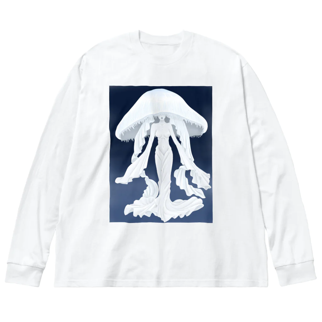 -CLO-のクラゲの女神 Big Long Sleeve T-Shirt