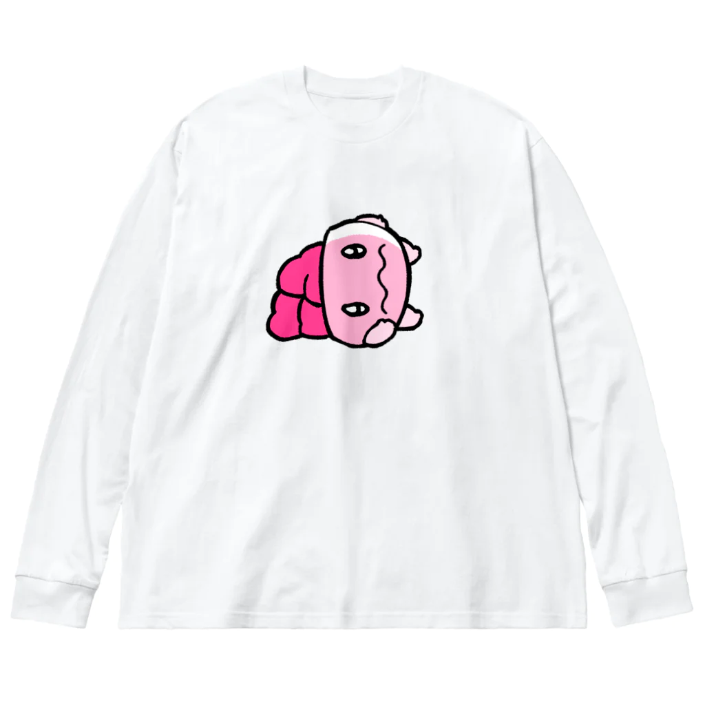 のうみそんのかたむきみそん ビッグシルエットロングスリーブTシャツ