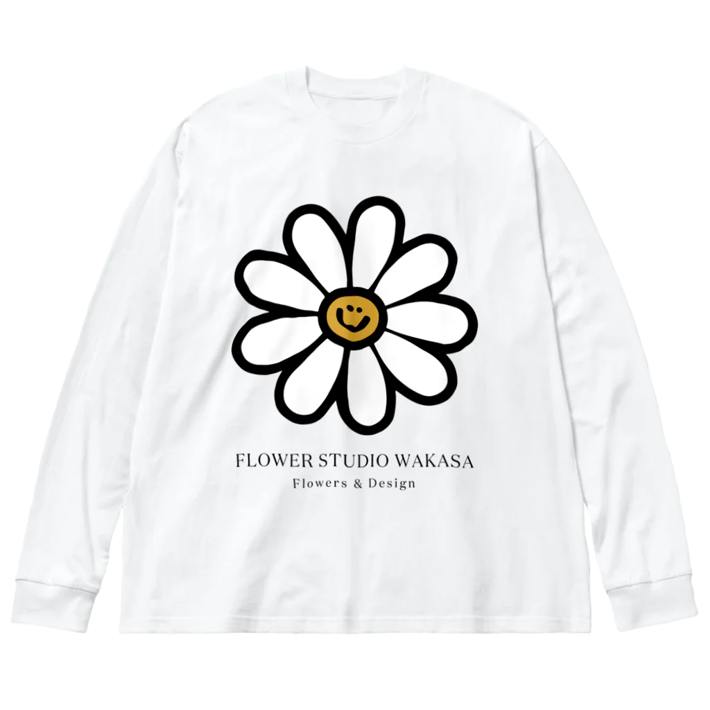 flowerstudiowakasaのFLOWER STUDIO WAKASA ロゴマーク Big Long Sleeve T-Shirt