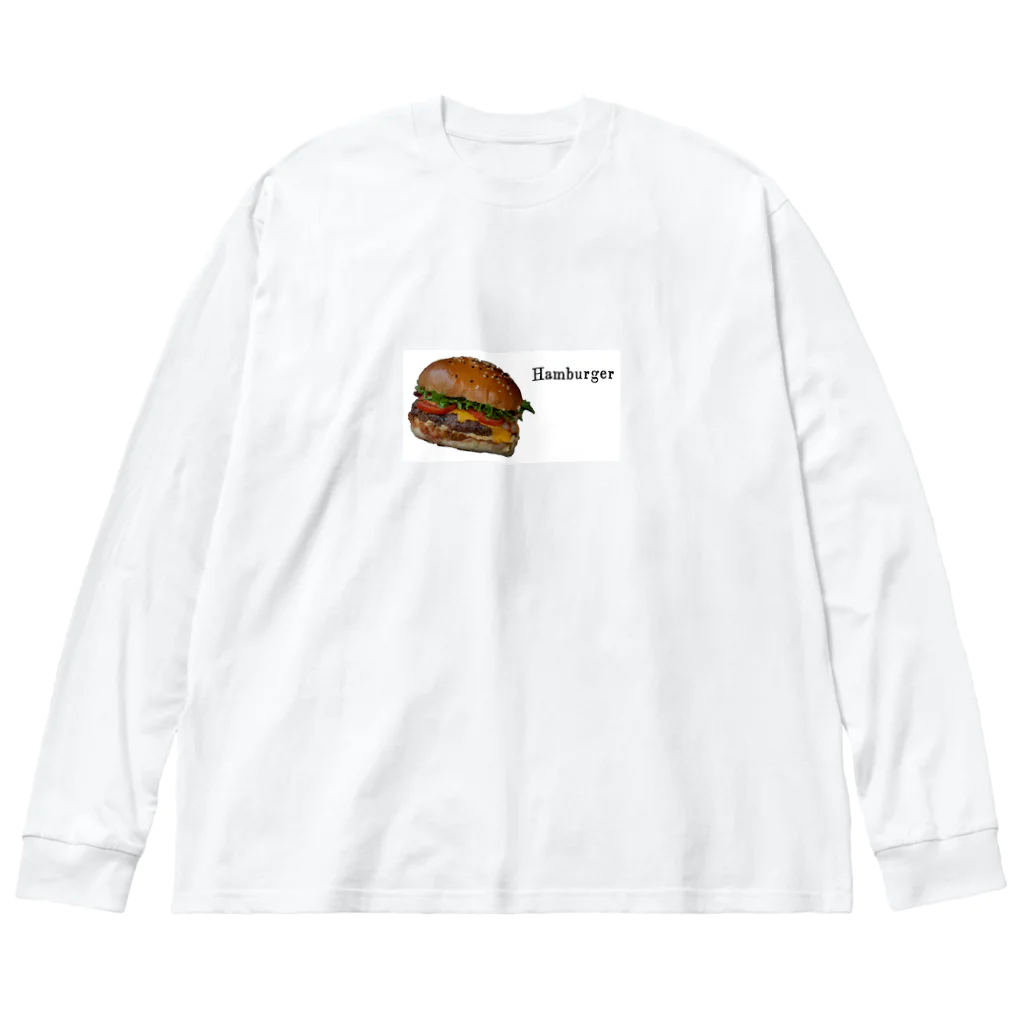 sirotaka storeのハンバーガー Big Long Sleeve T-Shirt