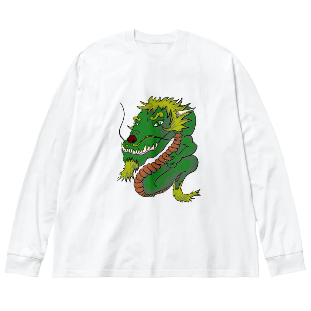 irootokosamuraiの十二支　辰年 Big Long Sleeve T-Shirt