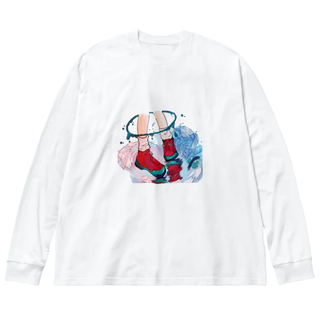 amemugi（あめむぎ）のあしかせ。 Big Long Sleeve T-Shirt