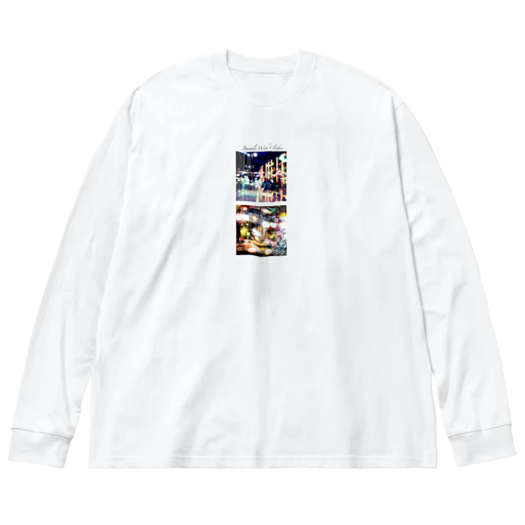 Juvenile_Wish_ClothesのNEON CITY ビッグシルエットロングスリーブTシャツ