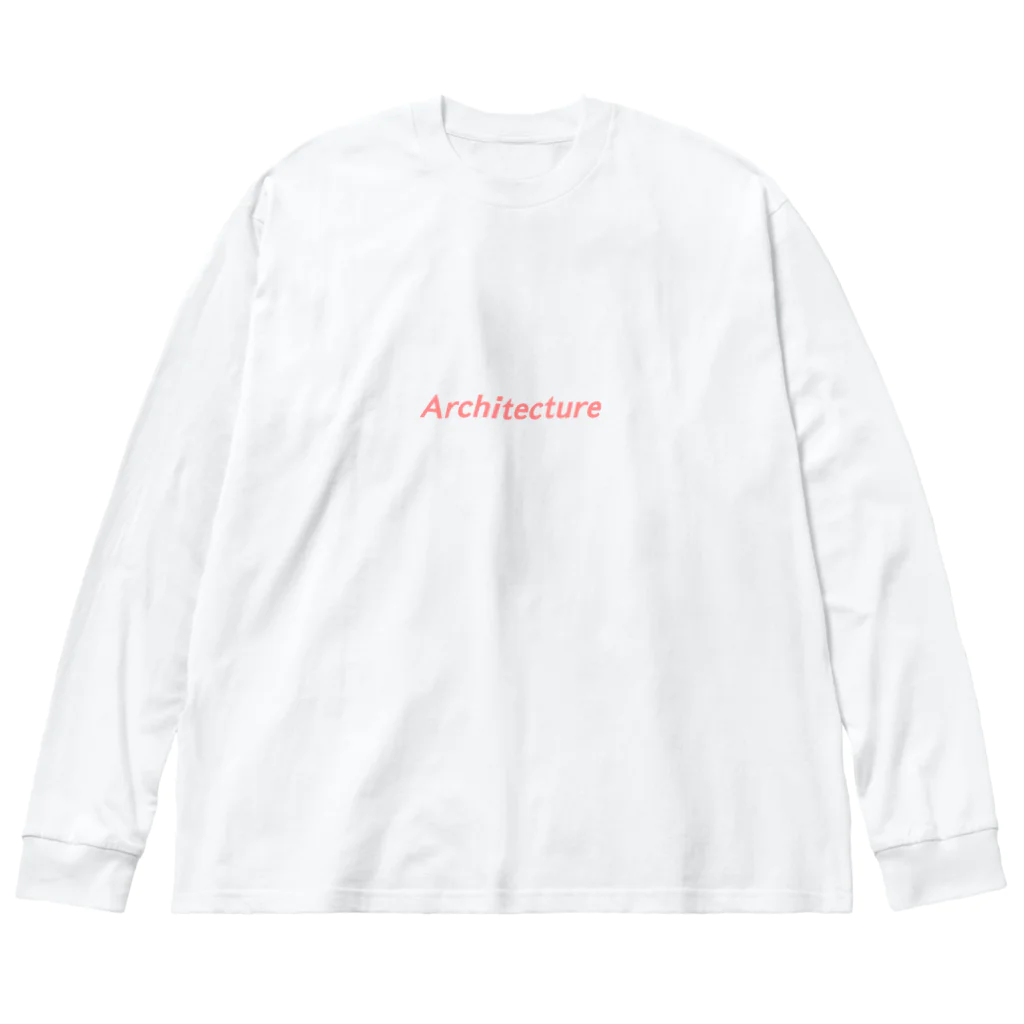 超音波100HzのArchitecture ビッグシルエットロングスリーブTシャツ