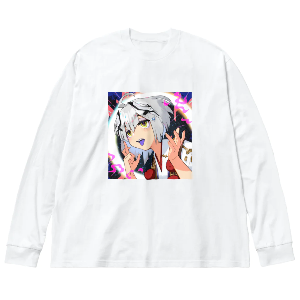 mano-verseのMegami #04296 Big Long Sleeve T-Shirt