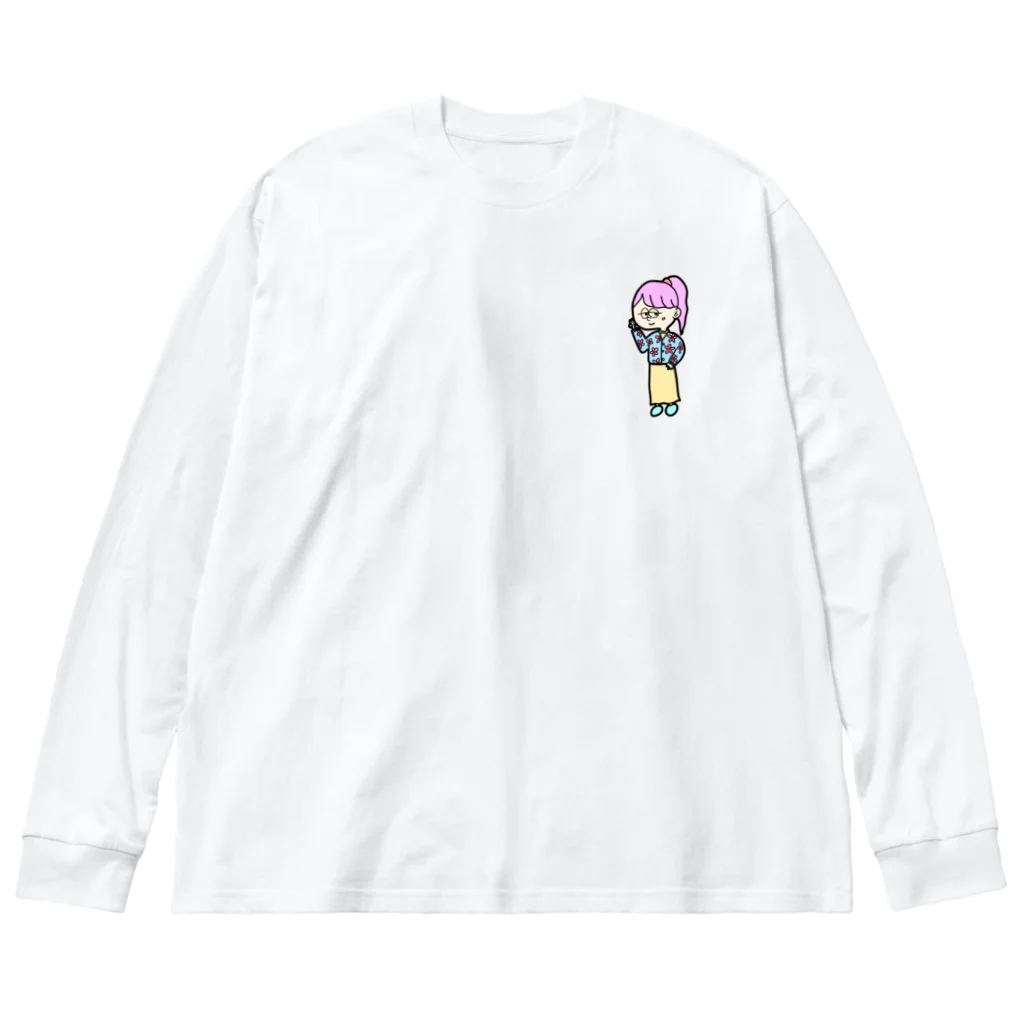 aquamarine03のｴｲｴｲ ビッグシルエットロングスリーブTシャツ