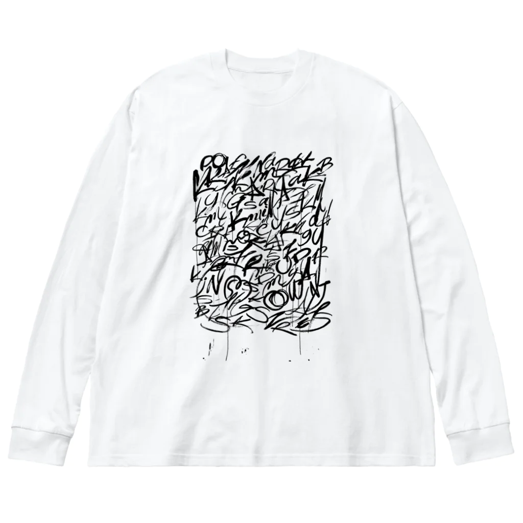 着ぐるみ＆calligraphyのiD Big Long Sleeve T-Shirt