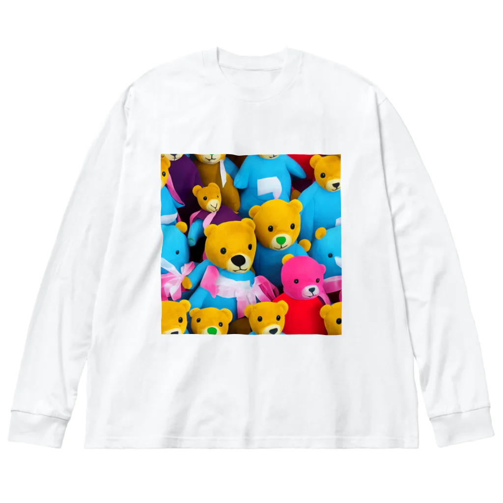 ミラくまのくまさんがたくさん Big Long Sleeve T-Shirt