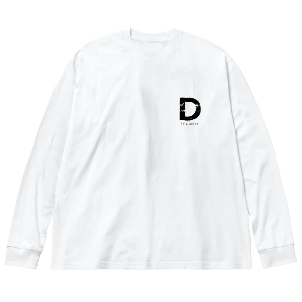 noisie_jpの【D】イニシャル × Be a noise. ビッグシルエットロングスリーブTシャツ