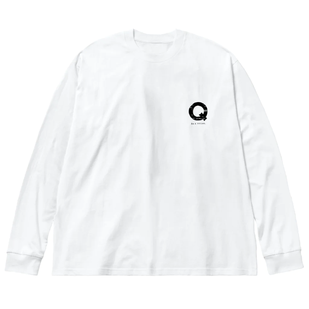 noisie_jpの【Q】イニシャル × Be a noise. Big Long Sleeve T-Shirt