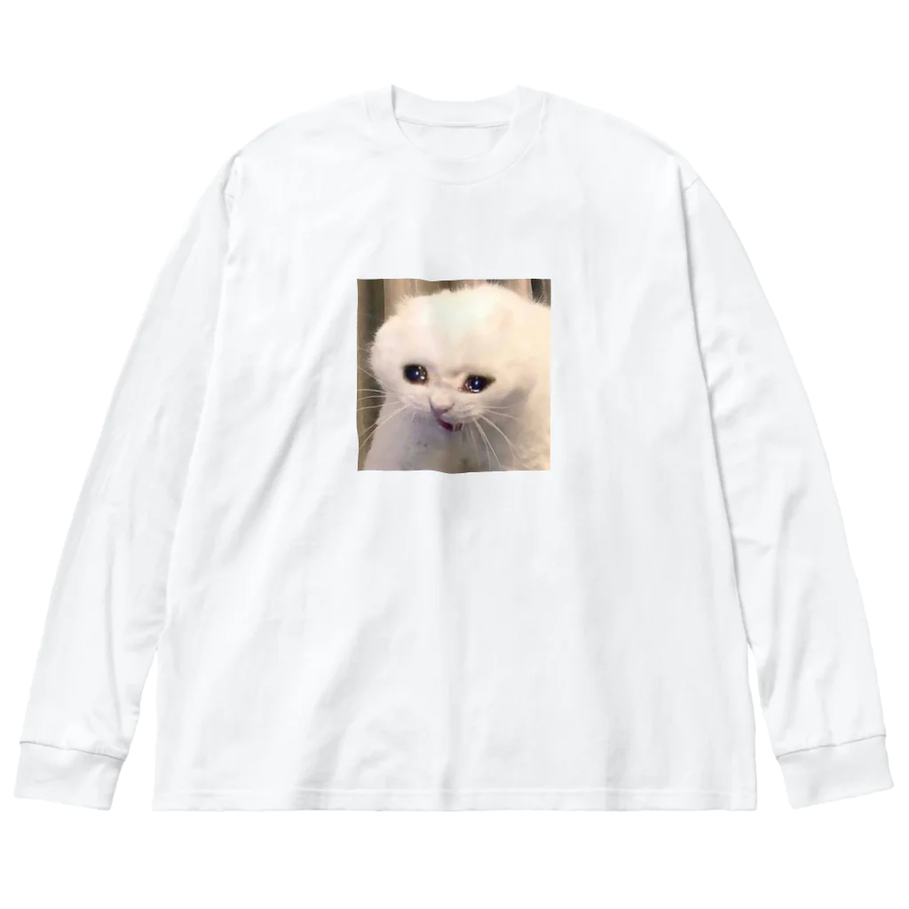 ブラック・ダリアの泣き猫 Big Long Sleeve T-Shirt