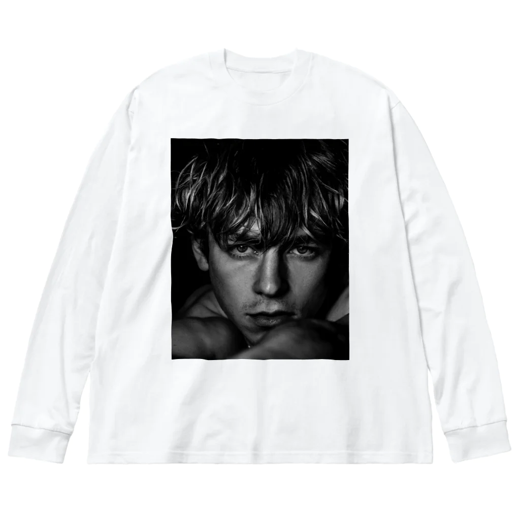 loo10のross lynch american singer ビッグシルエットロングスリーブTシャツ