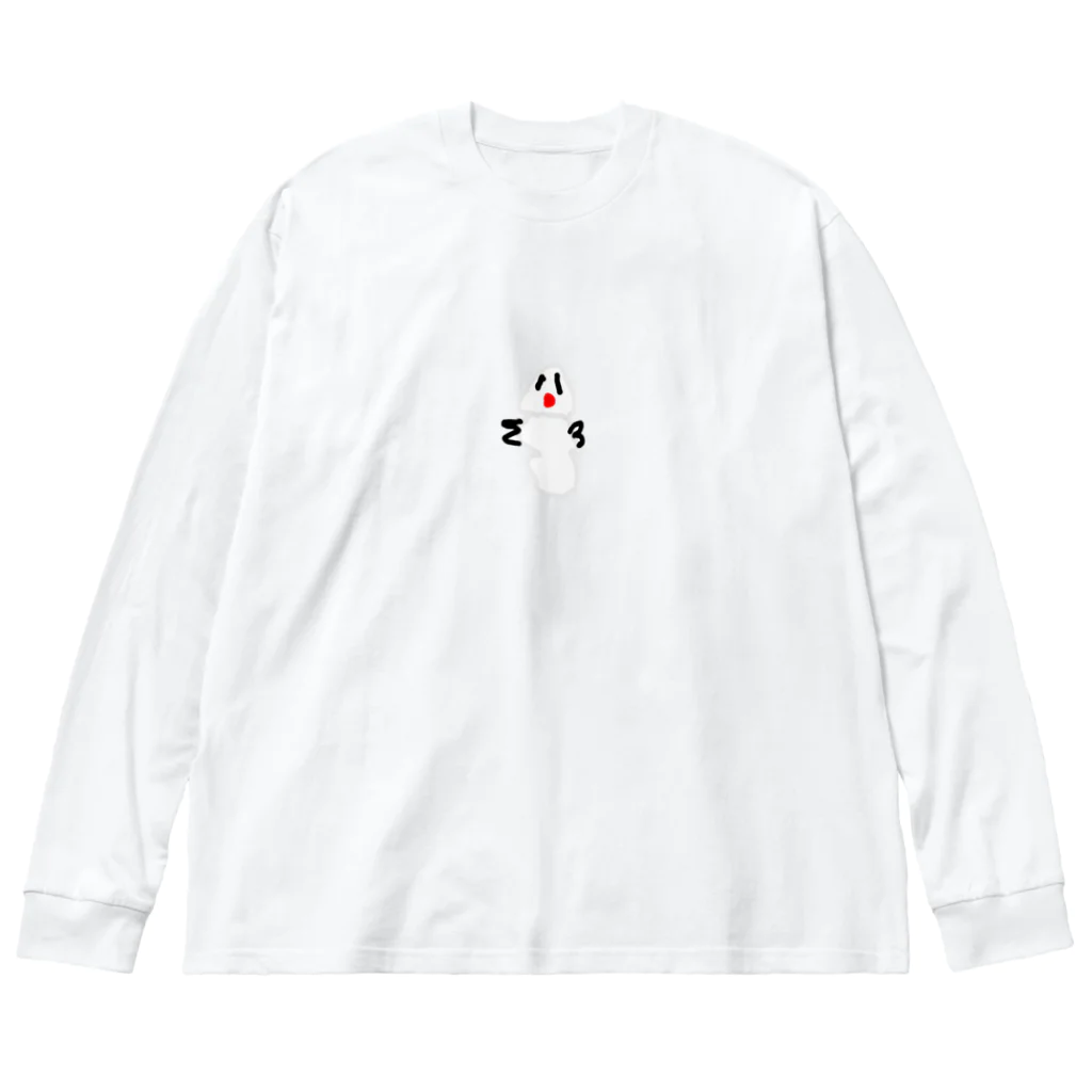 HRTのゆきだるまくん ビッグシルエットロングスリーブTシャツ