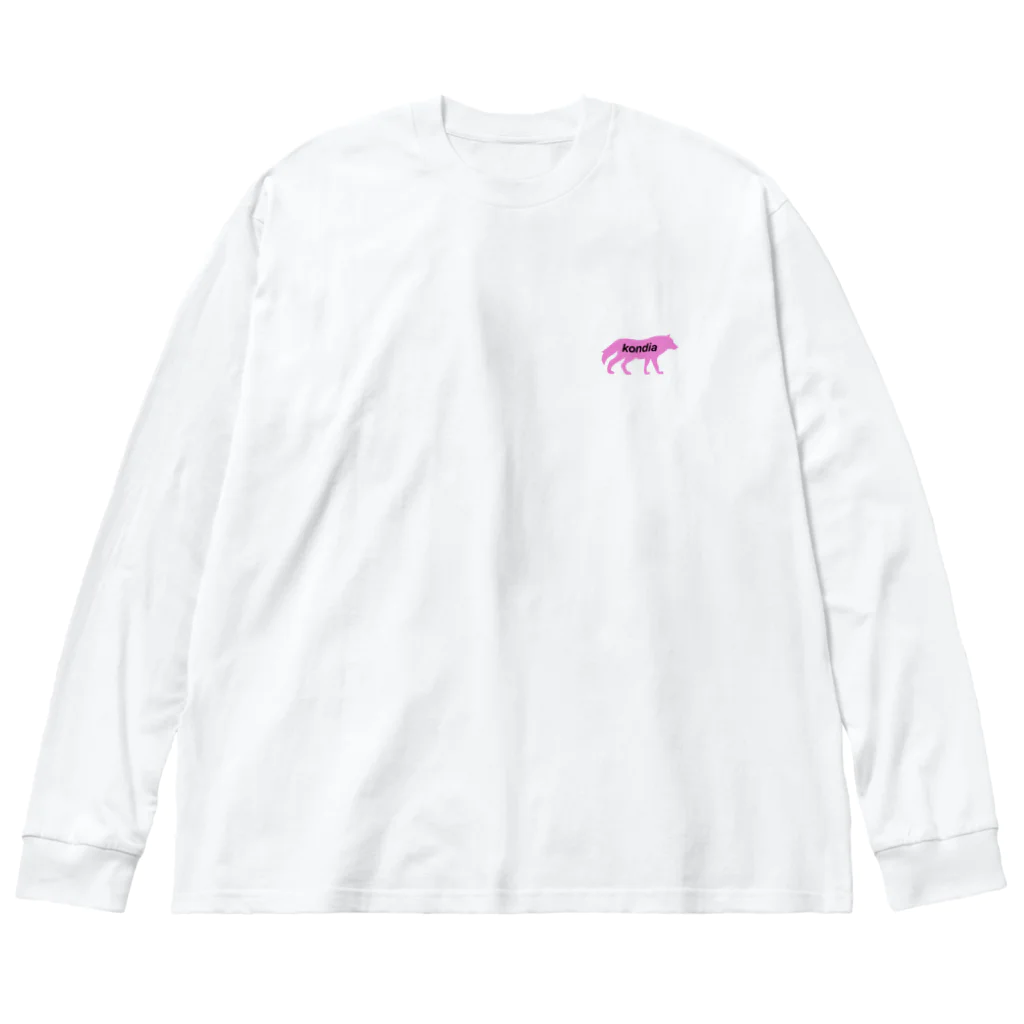 kondiaのkondia ロゴ ビッグシルエットロングスリーブTシャツ