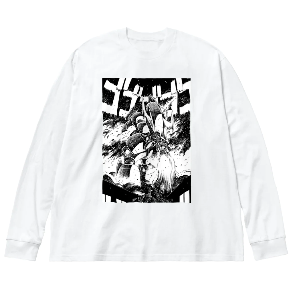 iwakunikogyoの鉄神02 Big Long Sleeve T-Shirt