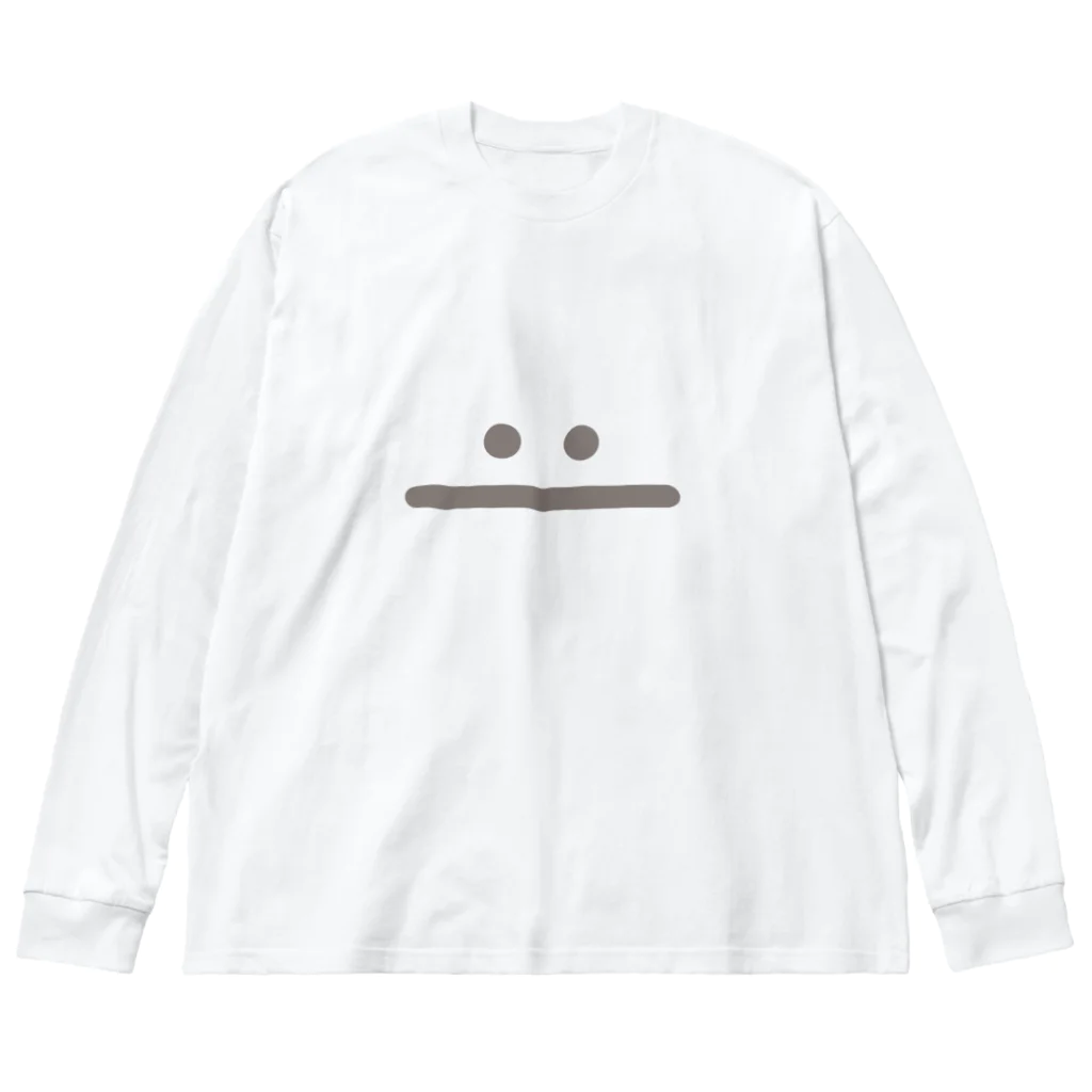 しらたまのかお Big Long Sleeve T-Shirt