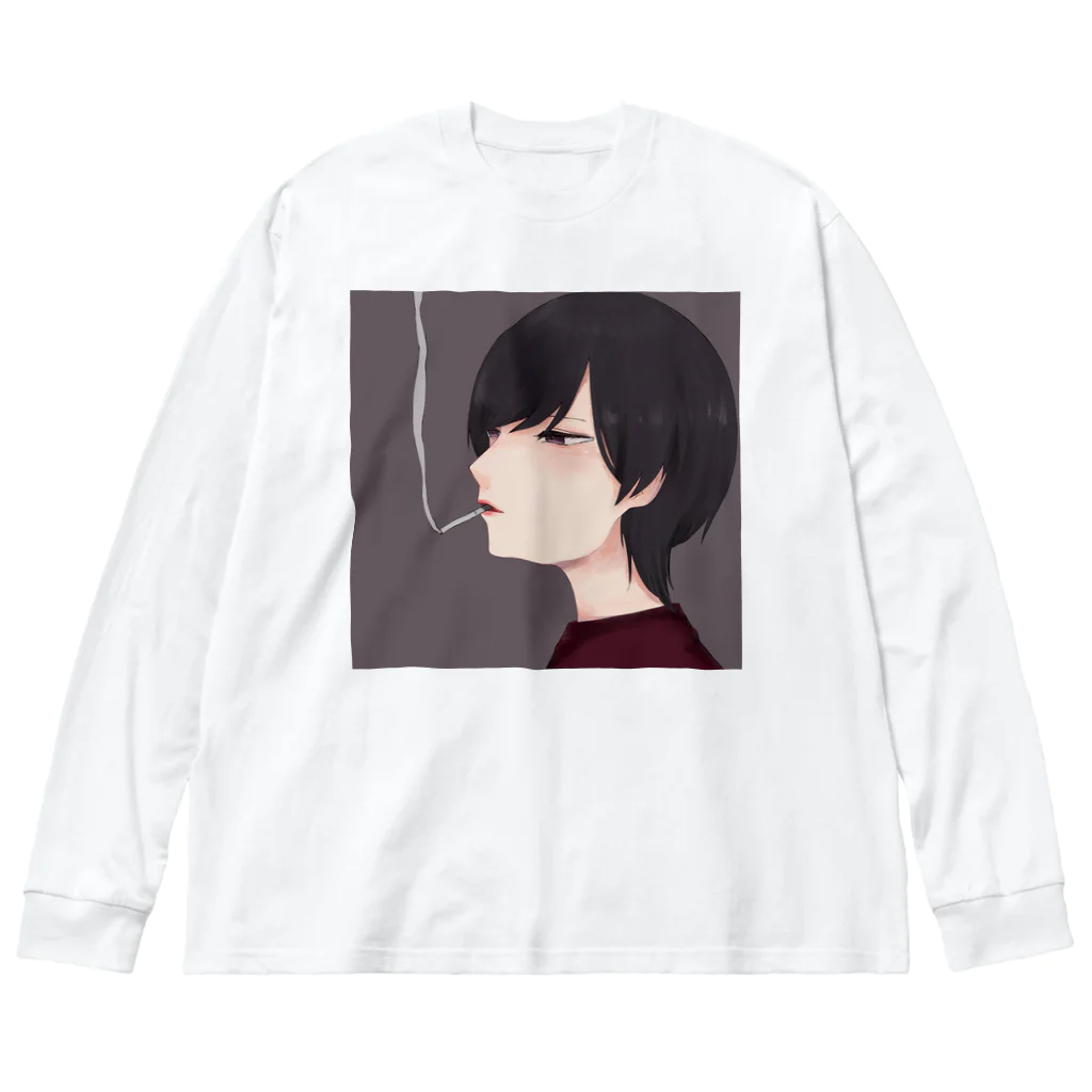 なし屋の煙草 Big Long Sleeve T-Shirt