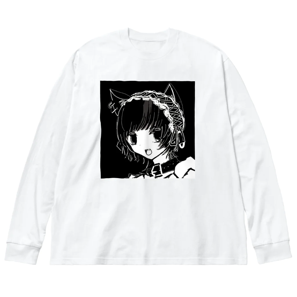 塩林檎のうるふメイドさん Big Long Sleeve T-Shirt