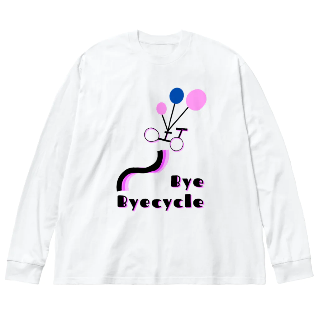 【KOTCH】 Tシャツショップのバイバイ自転車 Big Long Sleeve T-Shirt