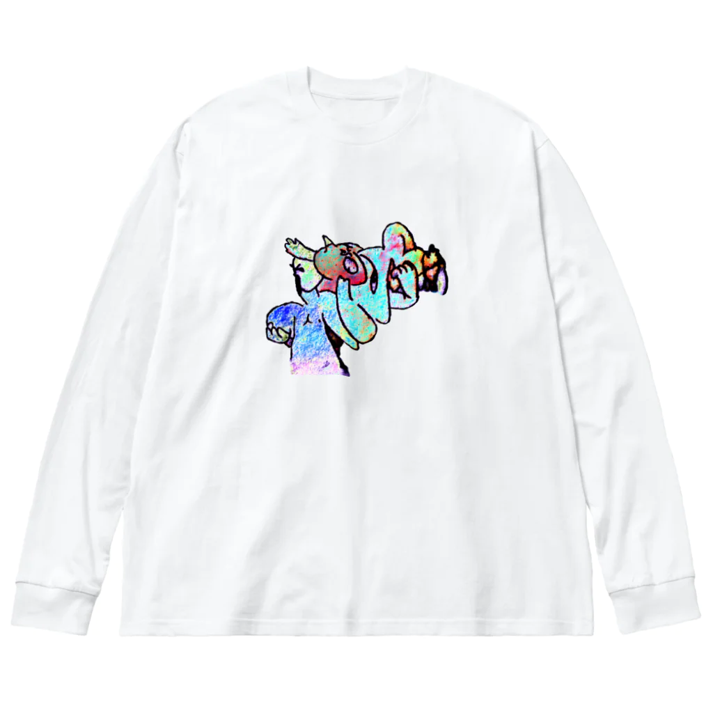 🍩tarojiro(たろじろ) shop🍩のどこかへ連れてかれる Big Long Sleeve T-Shirt