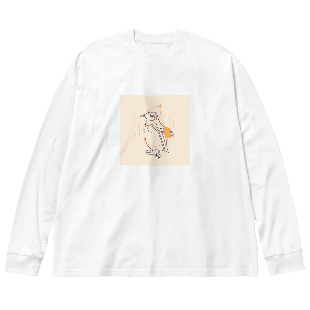 ピゴセリス属のからふるサウナーケープペンギン Big Long Sleeve T-Shirt