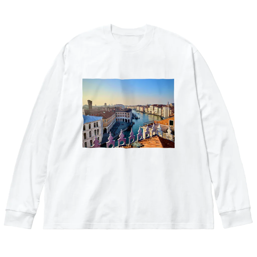 GrapeのRicordi a Venezia ビッグシルエットロングスリーブTシャツ