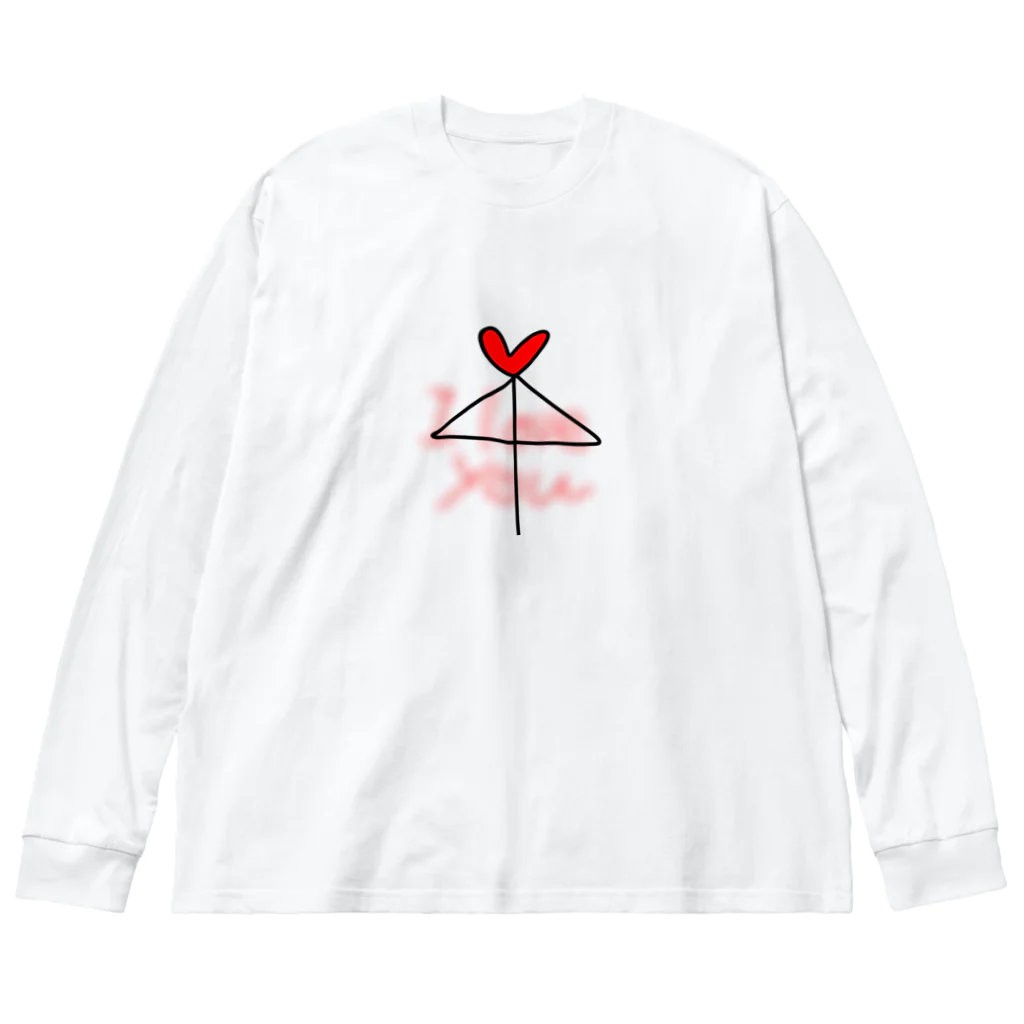 handmade asyouareの相合い傘 Big Long Sleeve T-Shirt