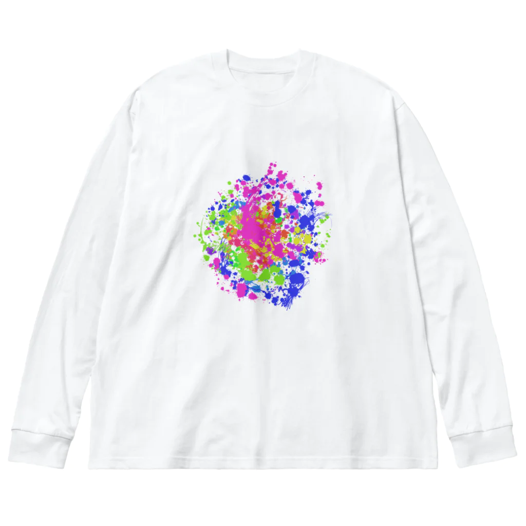 chicodeza by suzuriの爆発 Big Long Sleeve T-Shirt