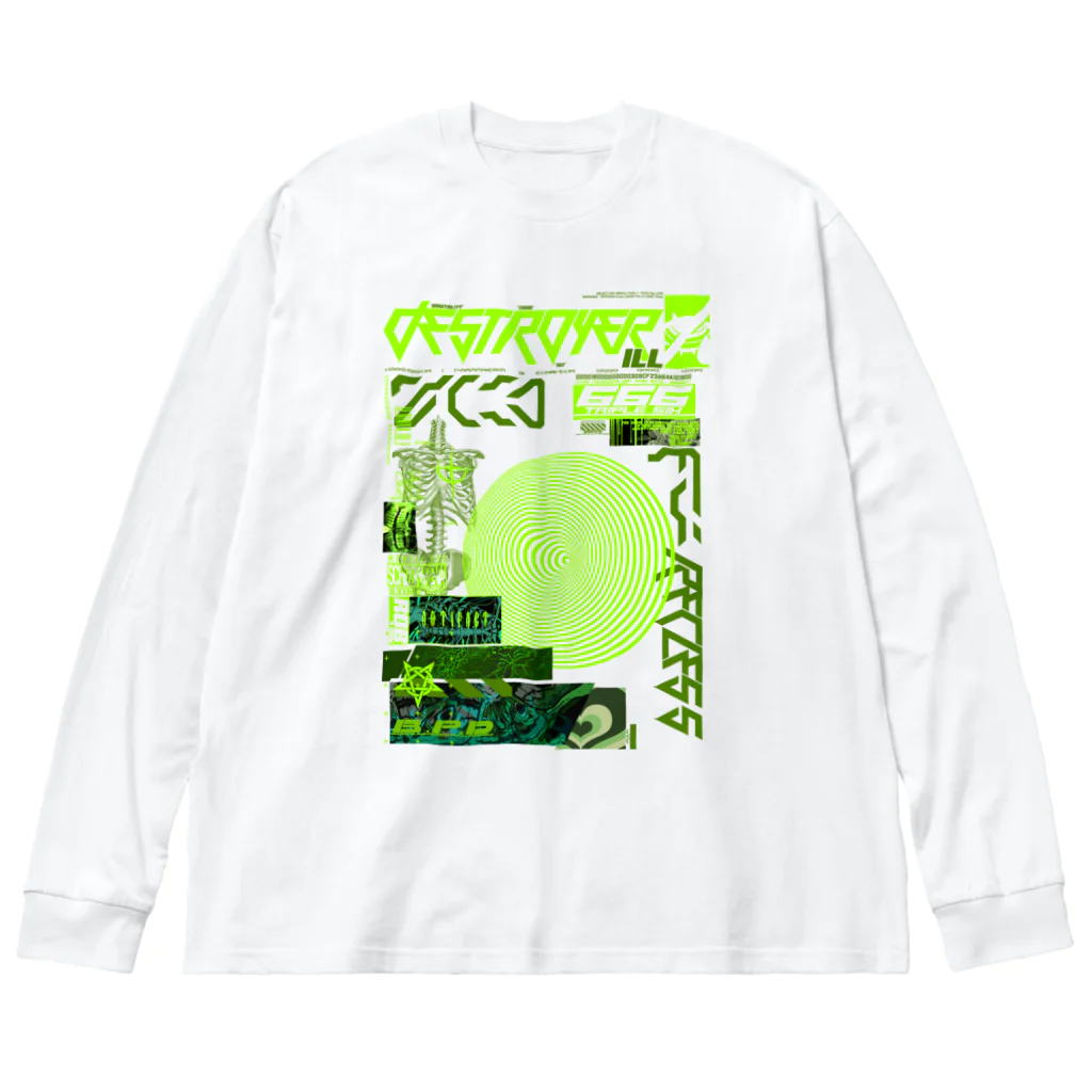 エゴイスト乙女のサイバー Big Long Sleeve T-Shirt