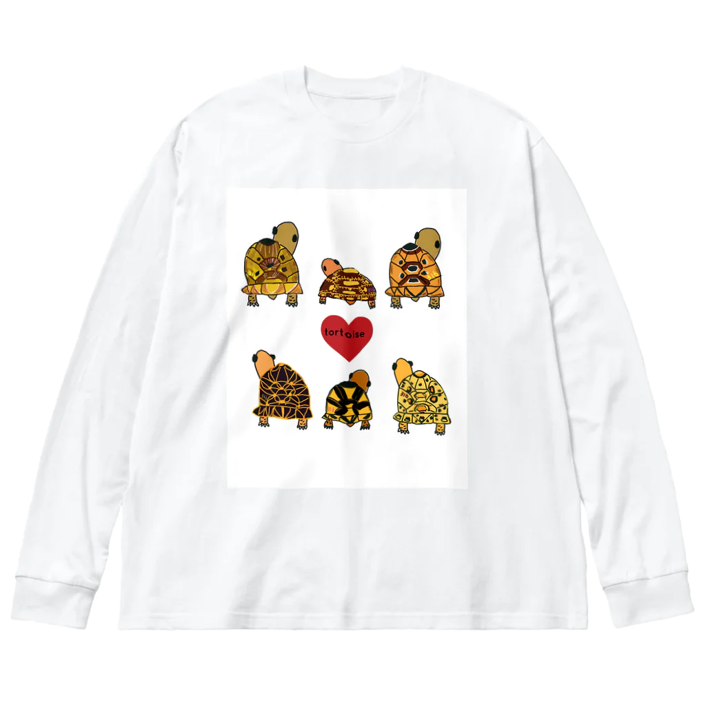 316(MIHIRO)のリクガメんず①tortoiseシリーズ Big Long Sleeve T-Shirt