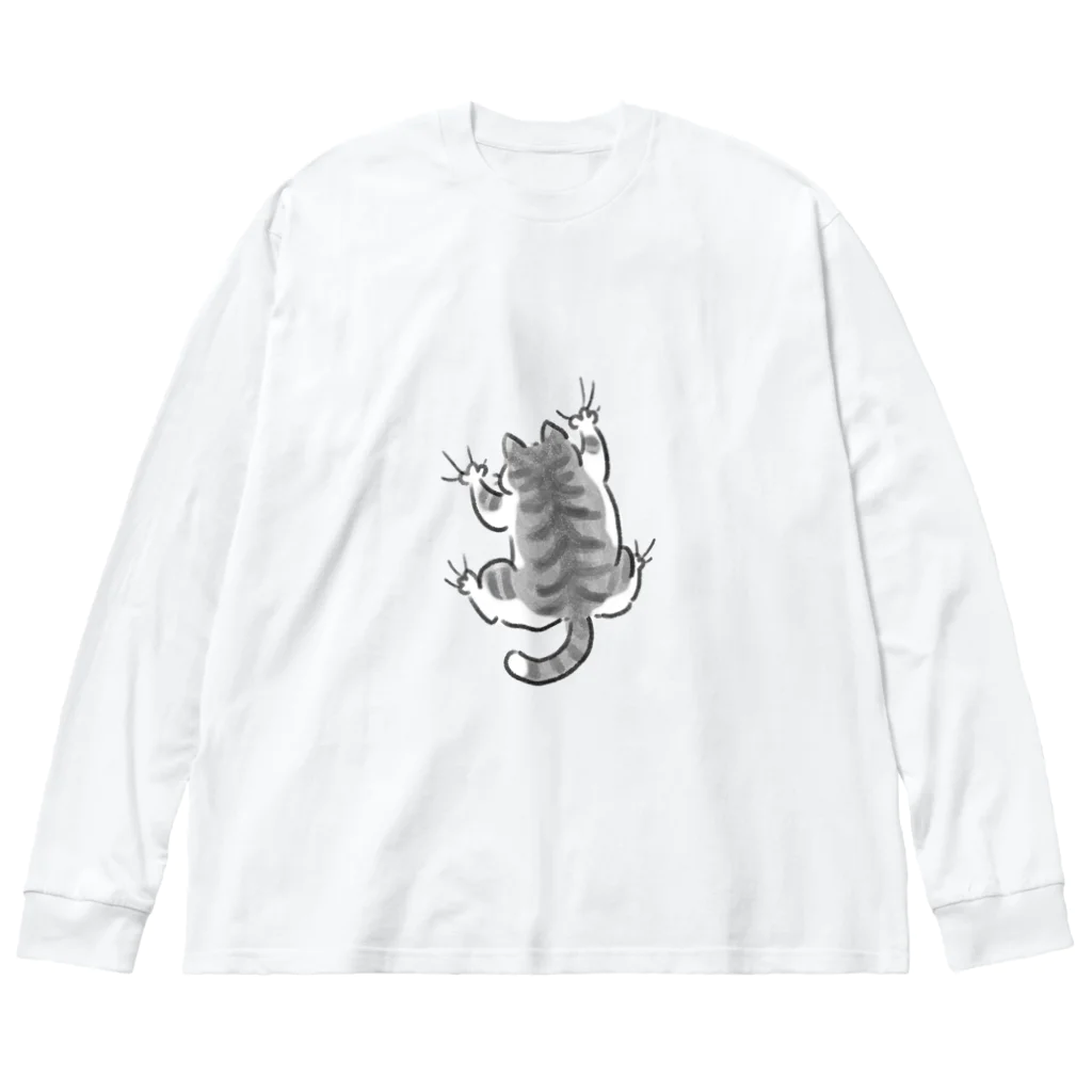 横山　ぐぐのyojiyoji鯖トラ白 Big Long Sleeve T-Shirt